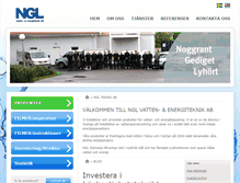 Tablet Screenshot of nglteknik.se
